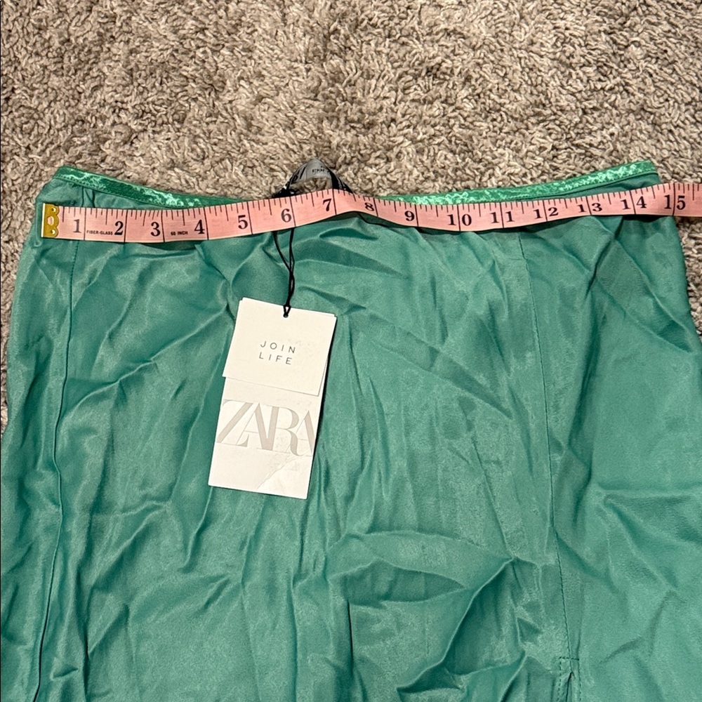 NWT Zara Satin Skit Sz XL - Picture 5 of 8